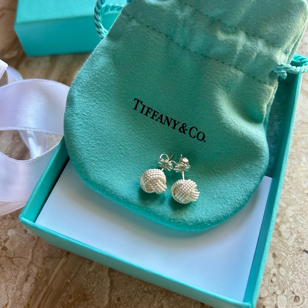 Tiffany & Co. Silver Ball Stud Earrings - Picture 2 of 6